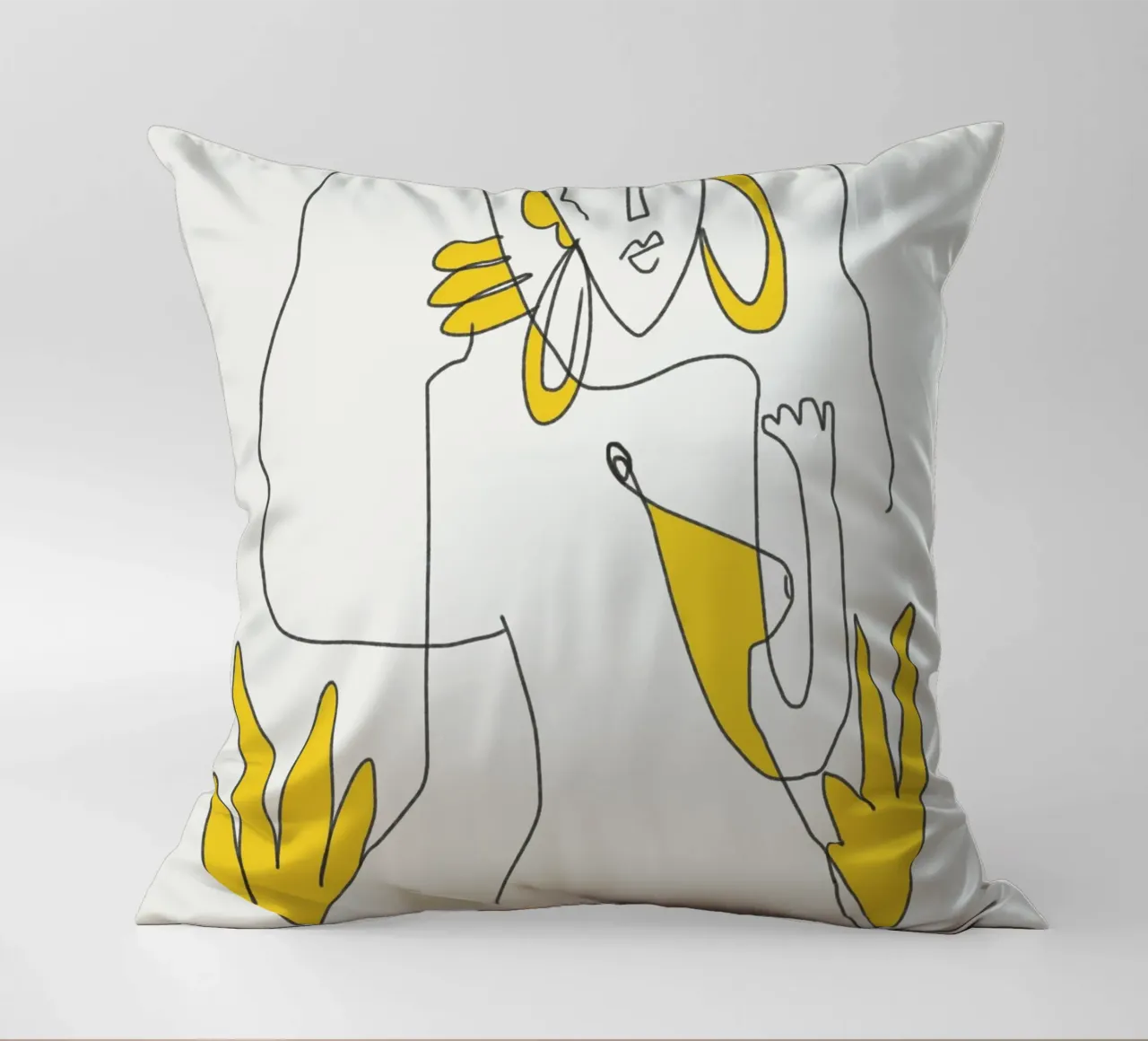 Linee e curve cuscino da Little Dean