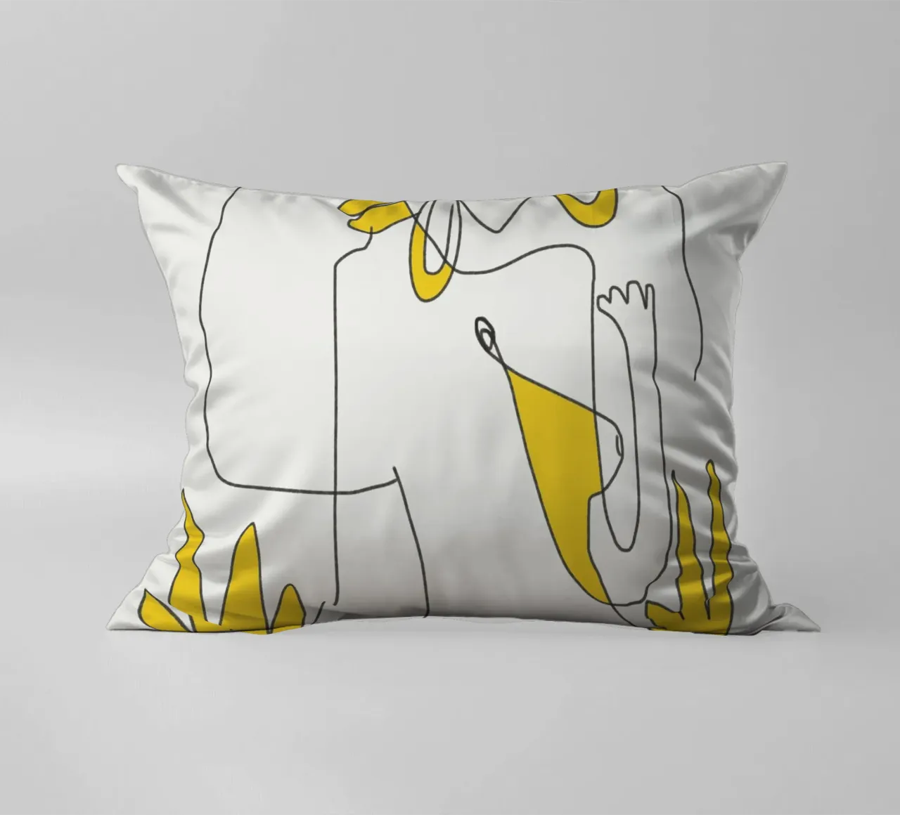 Linee e curve cuscino da Little Dean