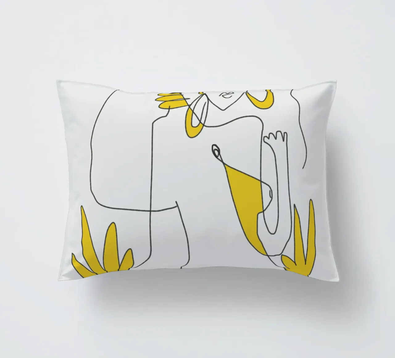 Linee e curve cuscino da Little Dean