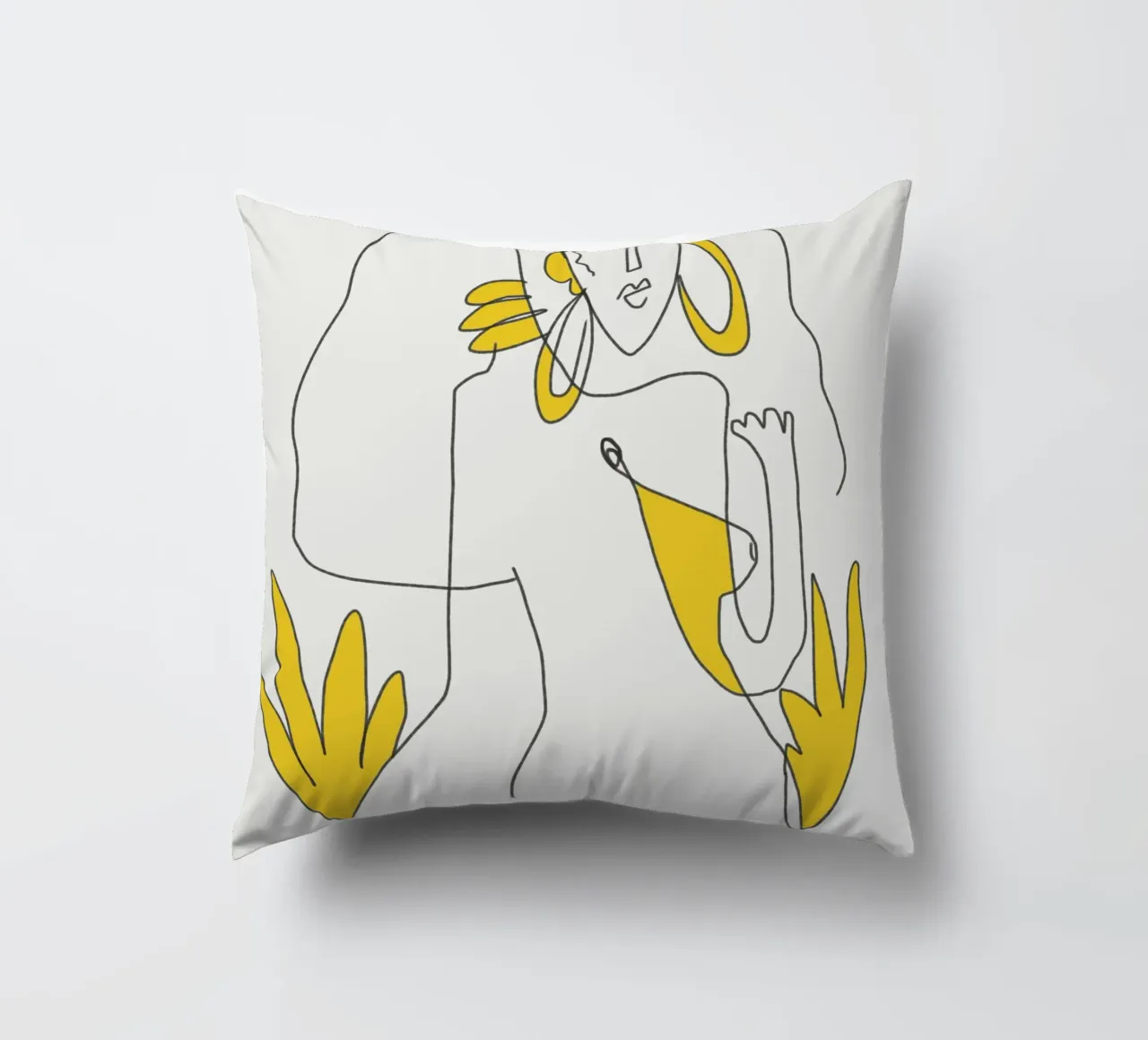 Linee e curve cuscino da Little Dean