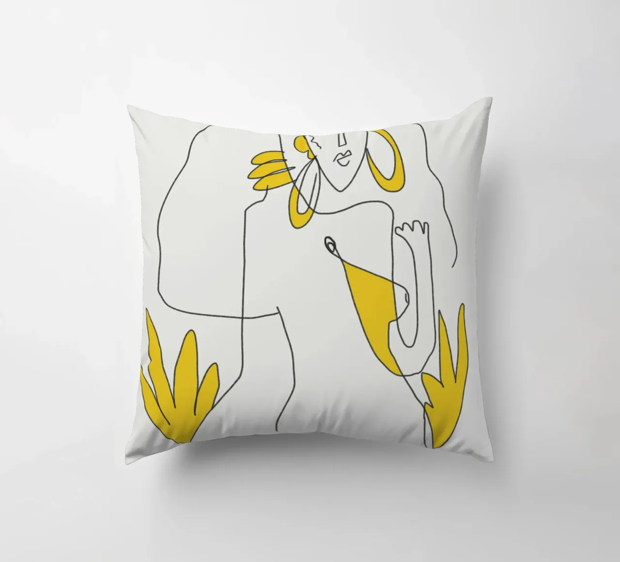 Linee e curve cuscino da Little Dean