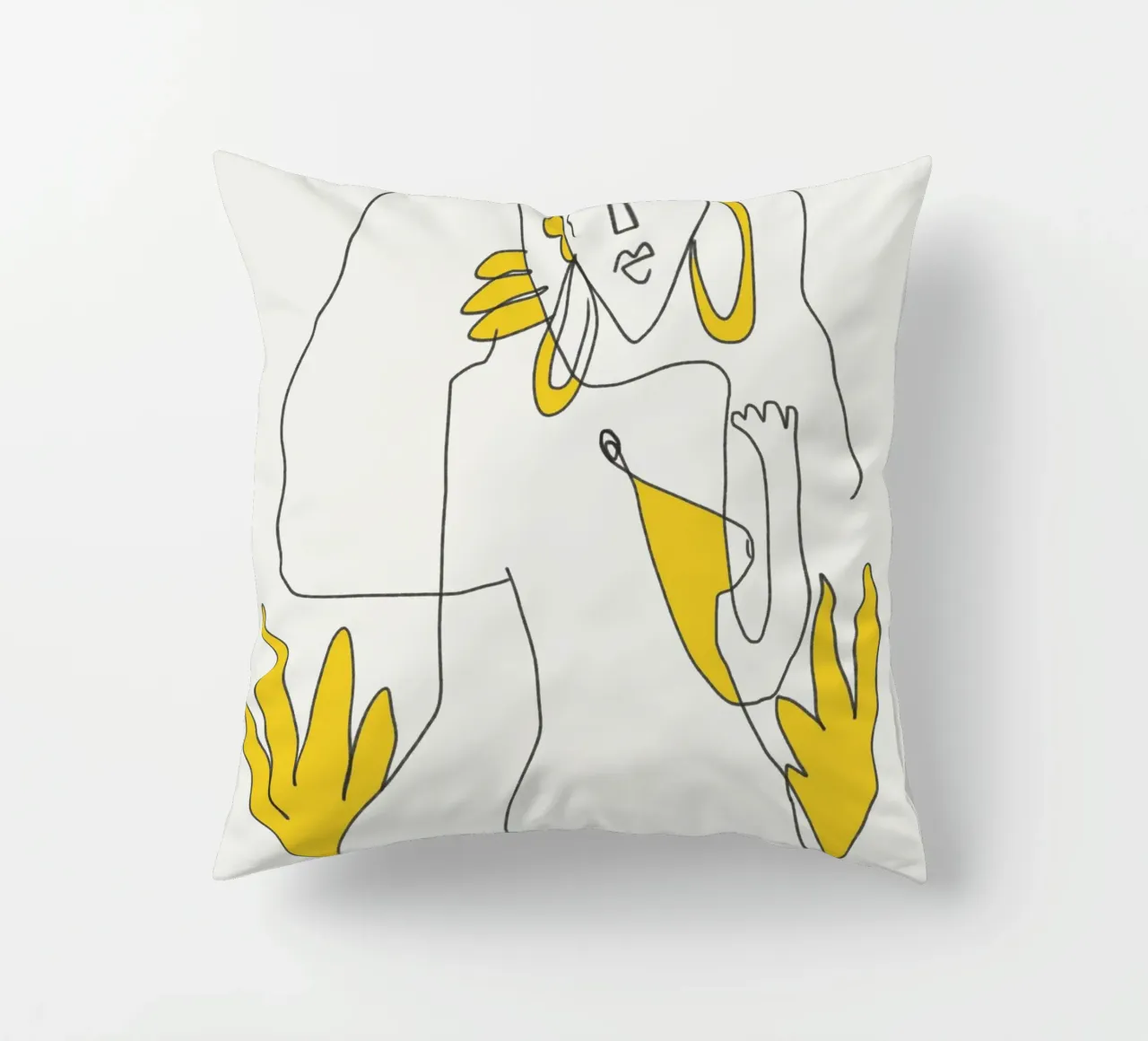 Linee e curve cuscino da Little Dean