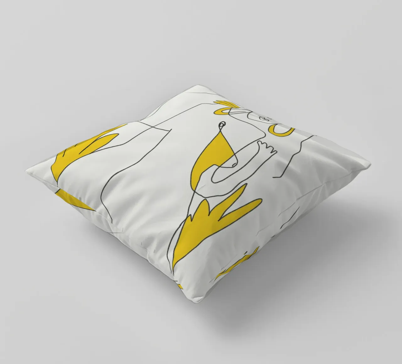 Linee e curve cuscino da Little Dean