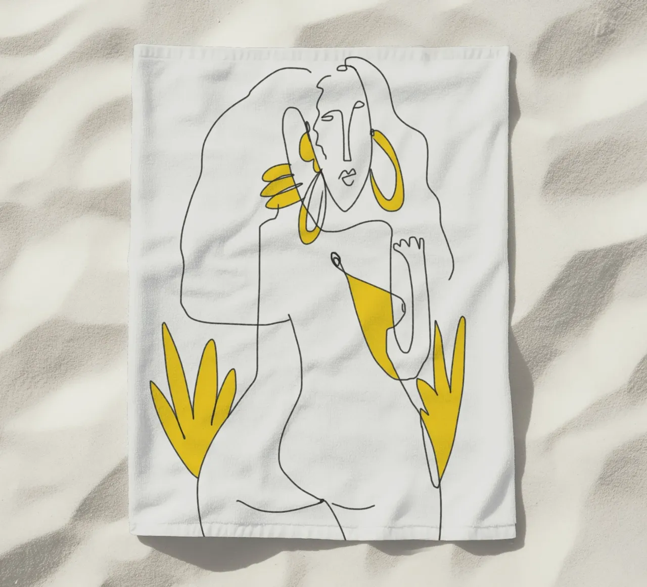 Linee e curve telo mare da Little Dean