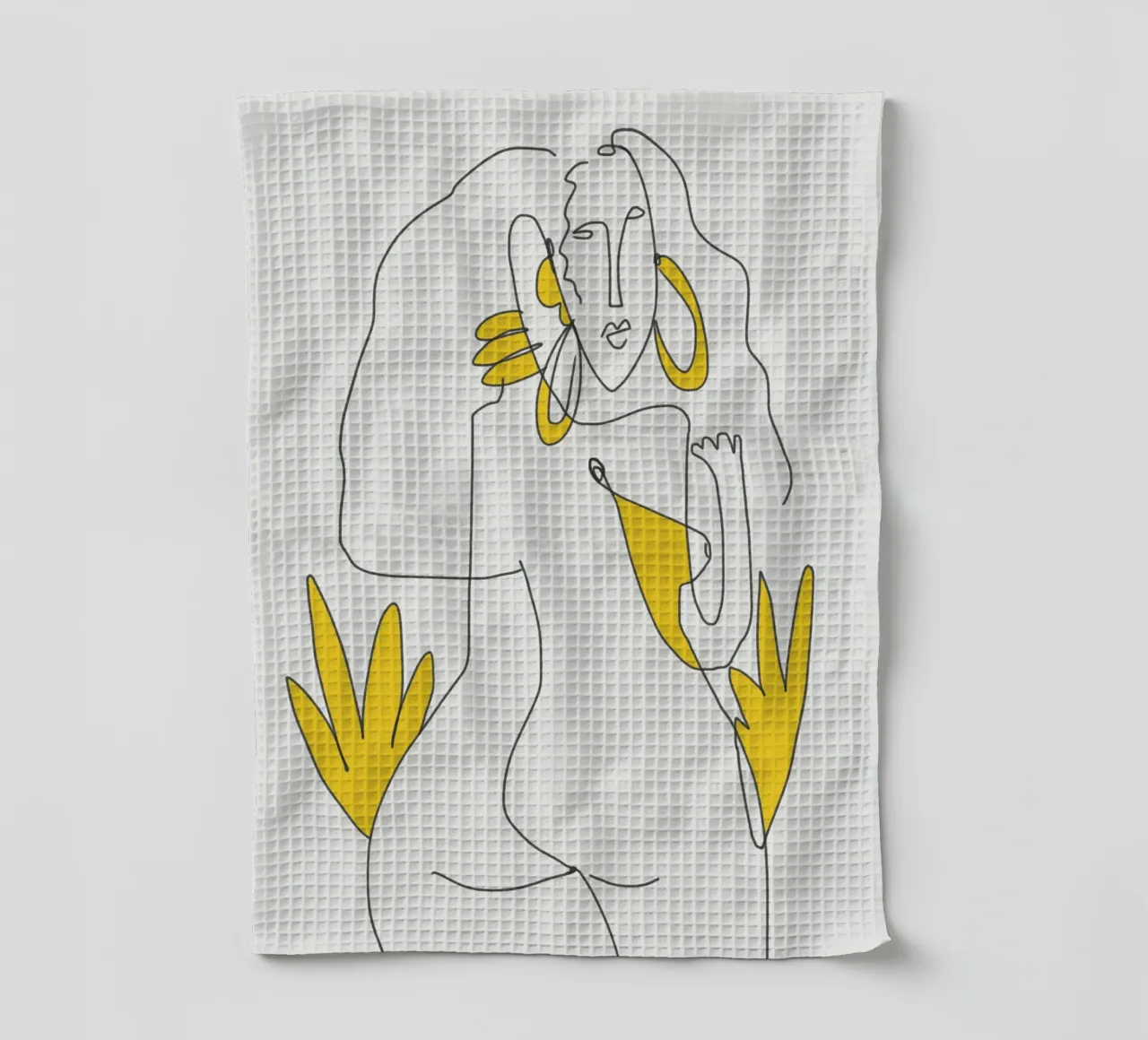 Linee e curve canovaccio da cucina da Little Dean