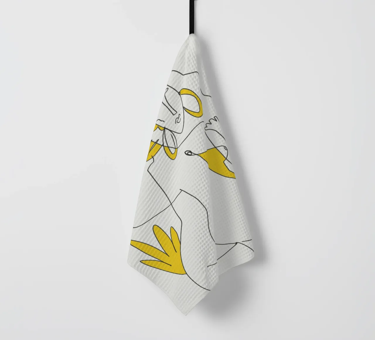 Linee e curve canovaccio da cucina da Little Dean