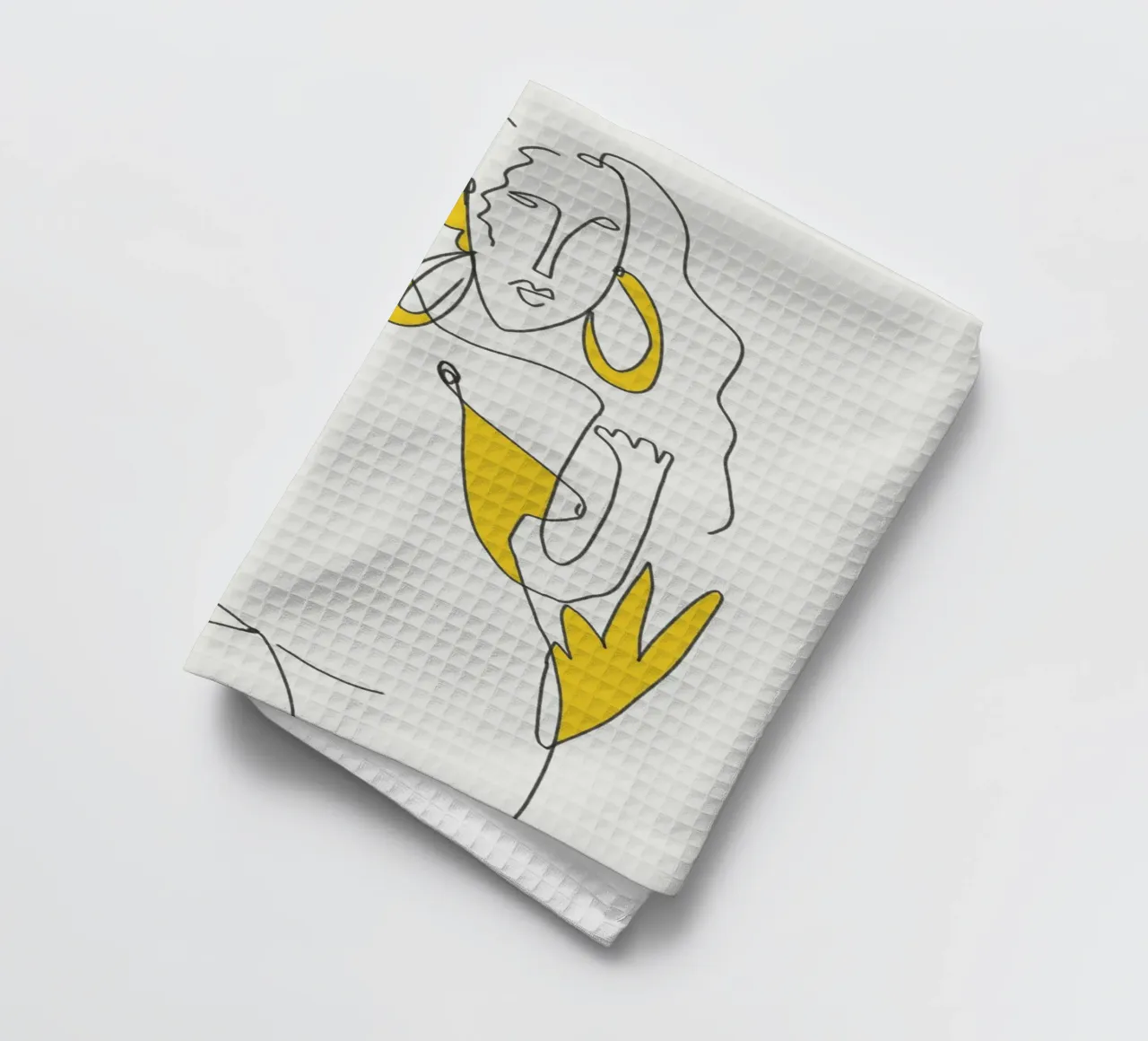 Linee e curve canovaccio da cucina da Little Dean