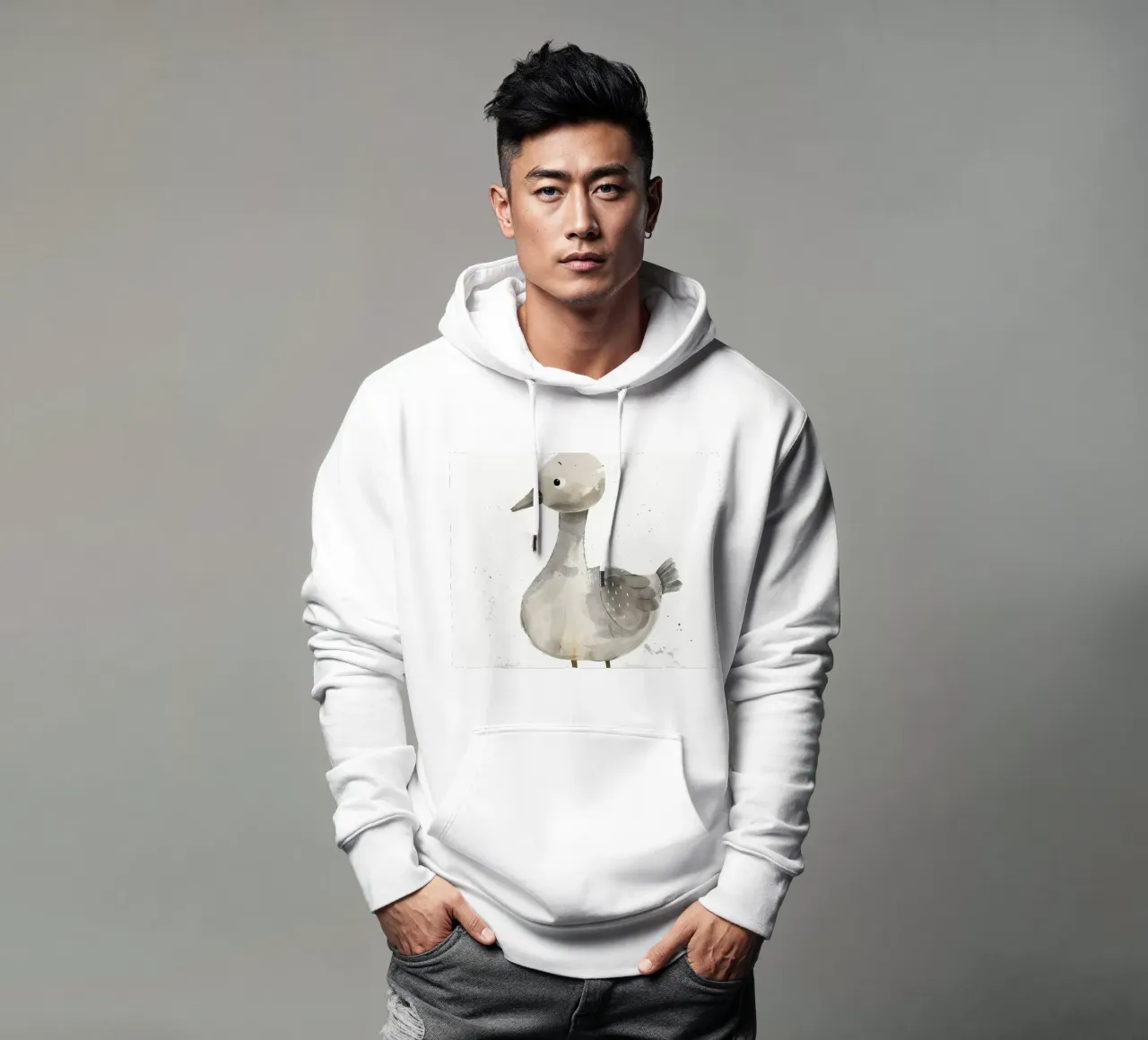 Grey Goose sublime nella sua bellezza minimalista felpa con cappuccio da DesignDoodle