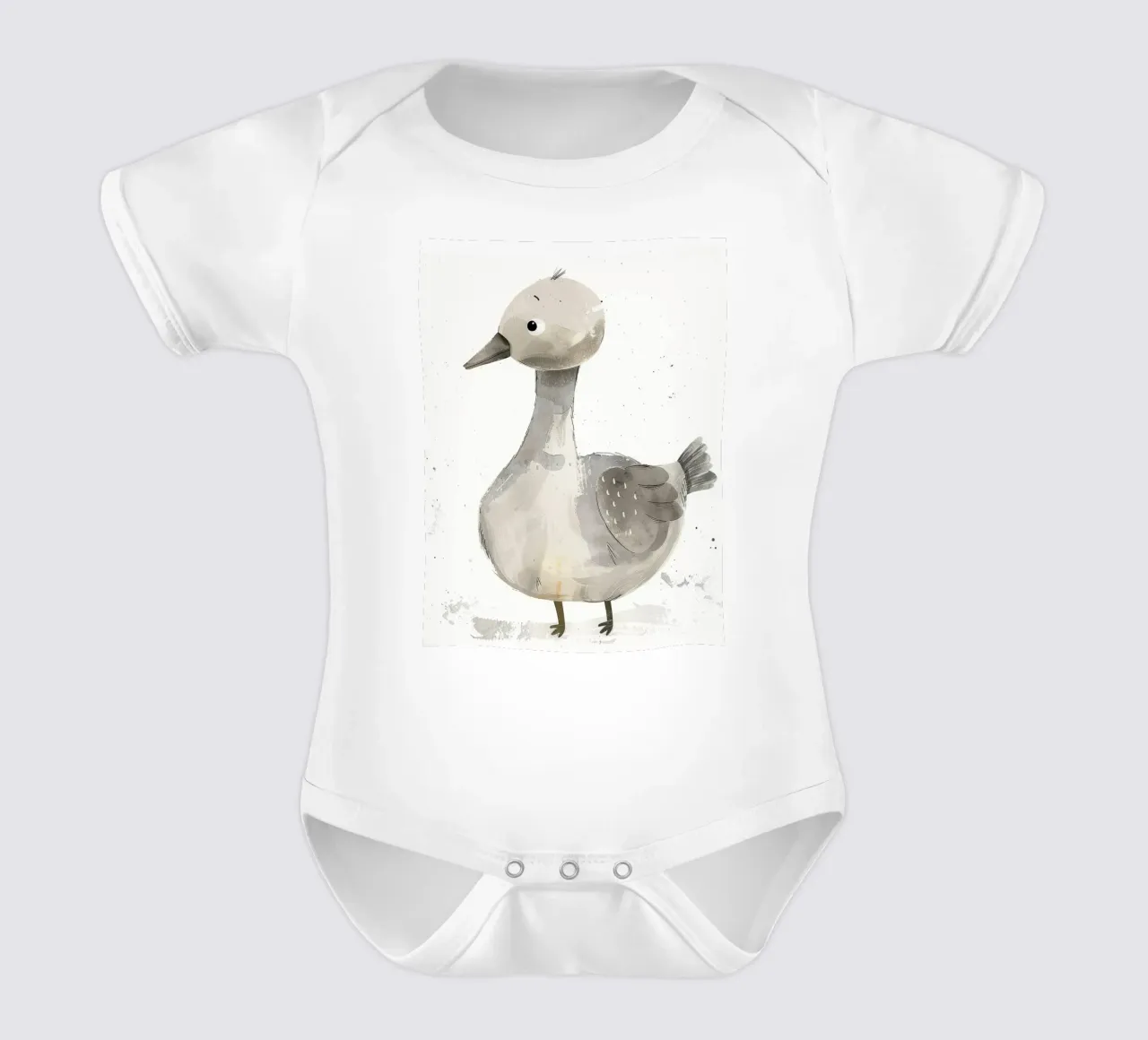 Grey Goose sublime nella sua bellezza minimalista body neonato maniche corte da DesignDoodle