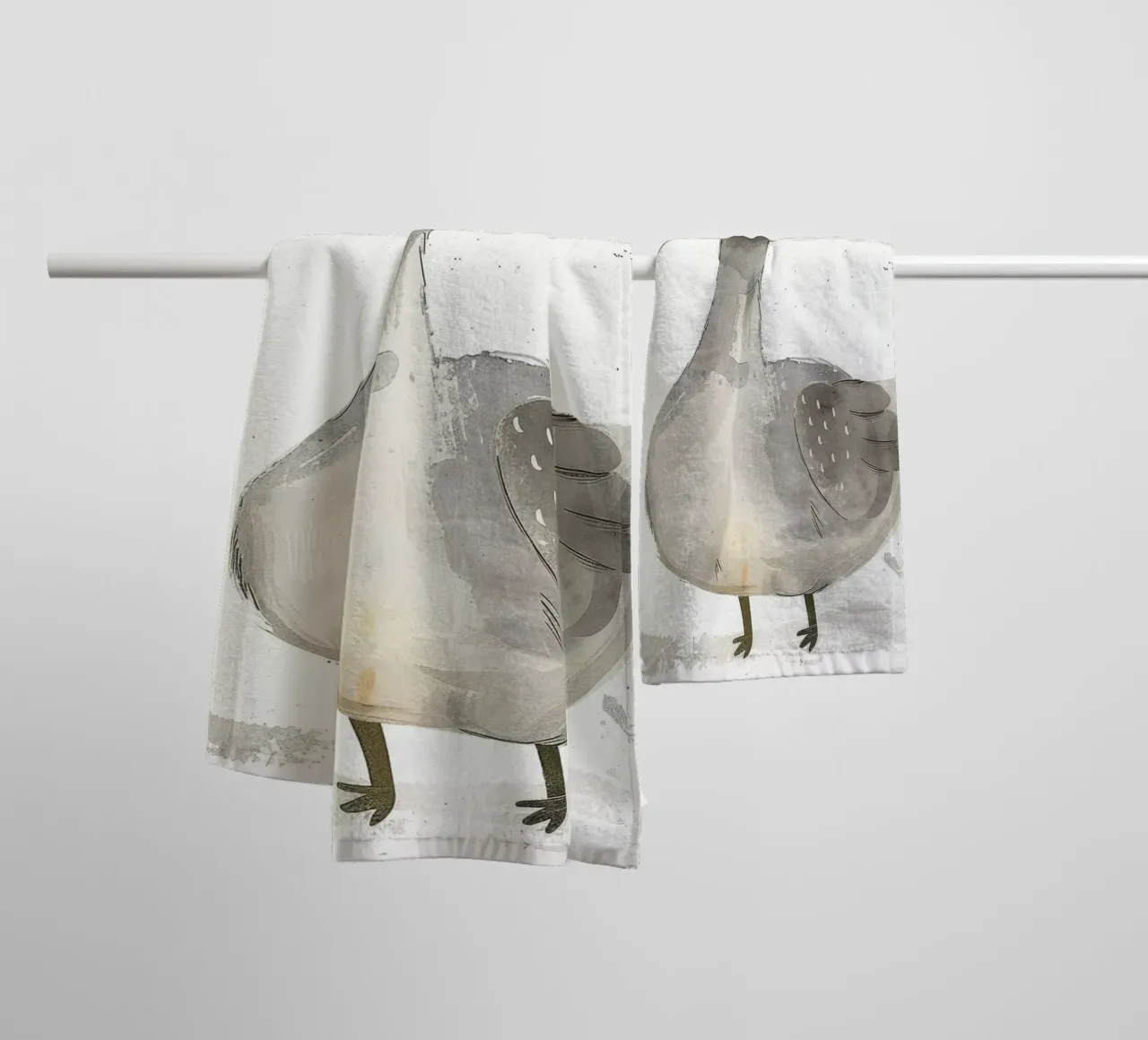 Grey Goose sublime nella sua bellezza minimalista asciugamano da bagno da DesignDoodle