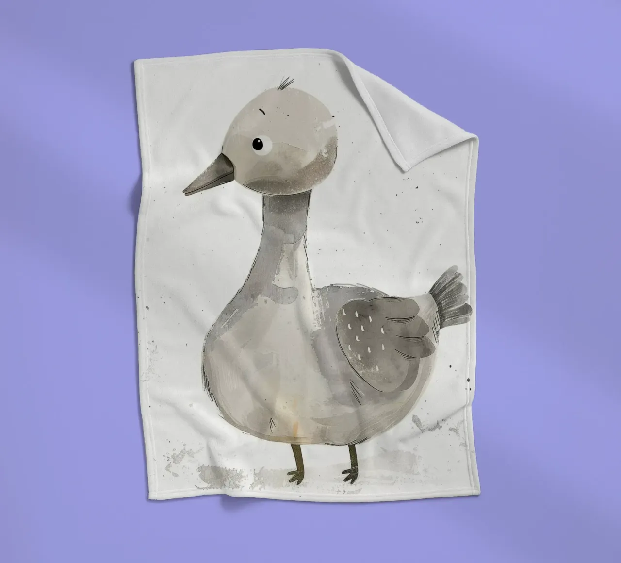 Grey Goose sublime nella sua bellezza minimalista coperta in pile da DesignDoodle
