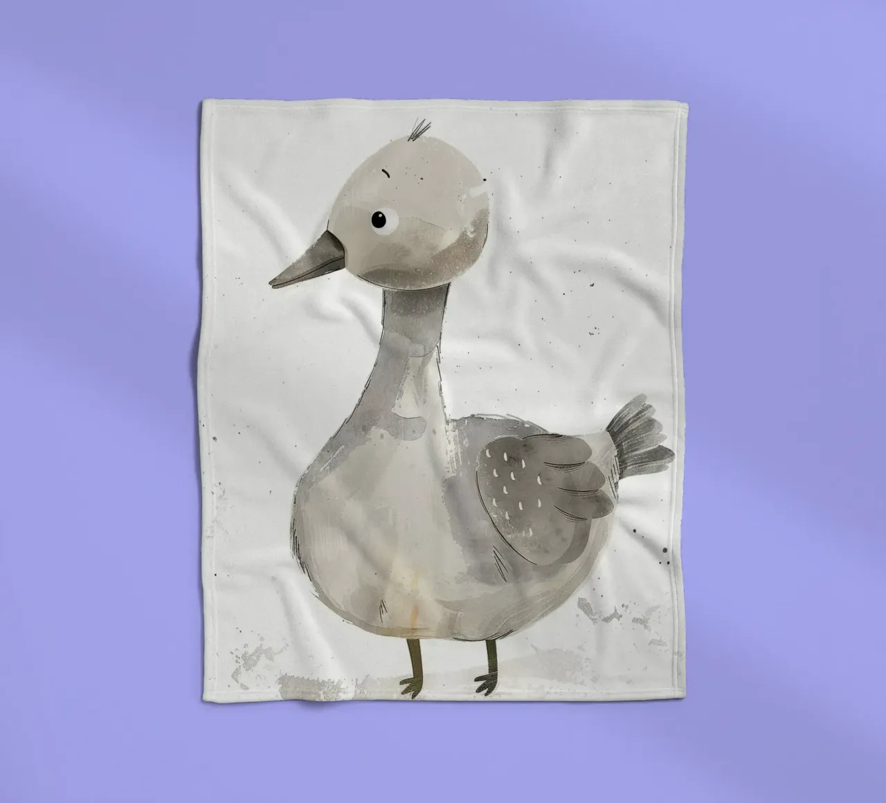 Grey Goose sublime nella sua bellezza minimalista coperta in pile da DesignDoodle