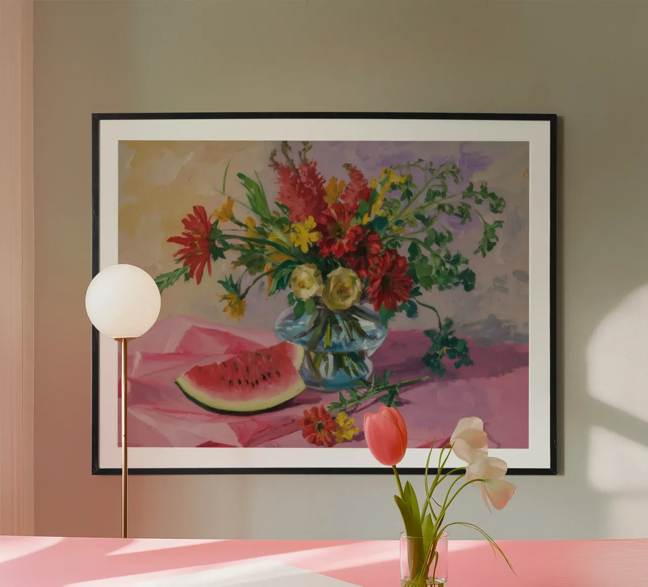 Wassermelone Blumige Helligkeit Hahnemühle von Radiance Landscape