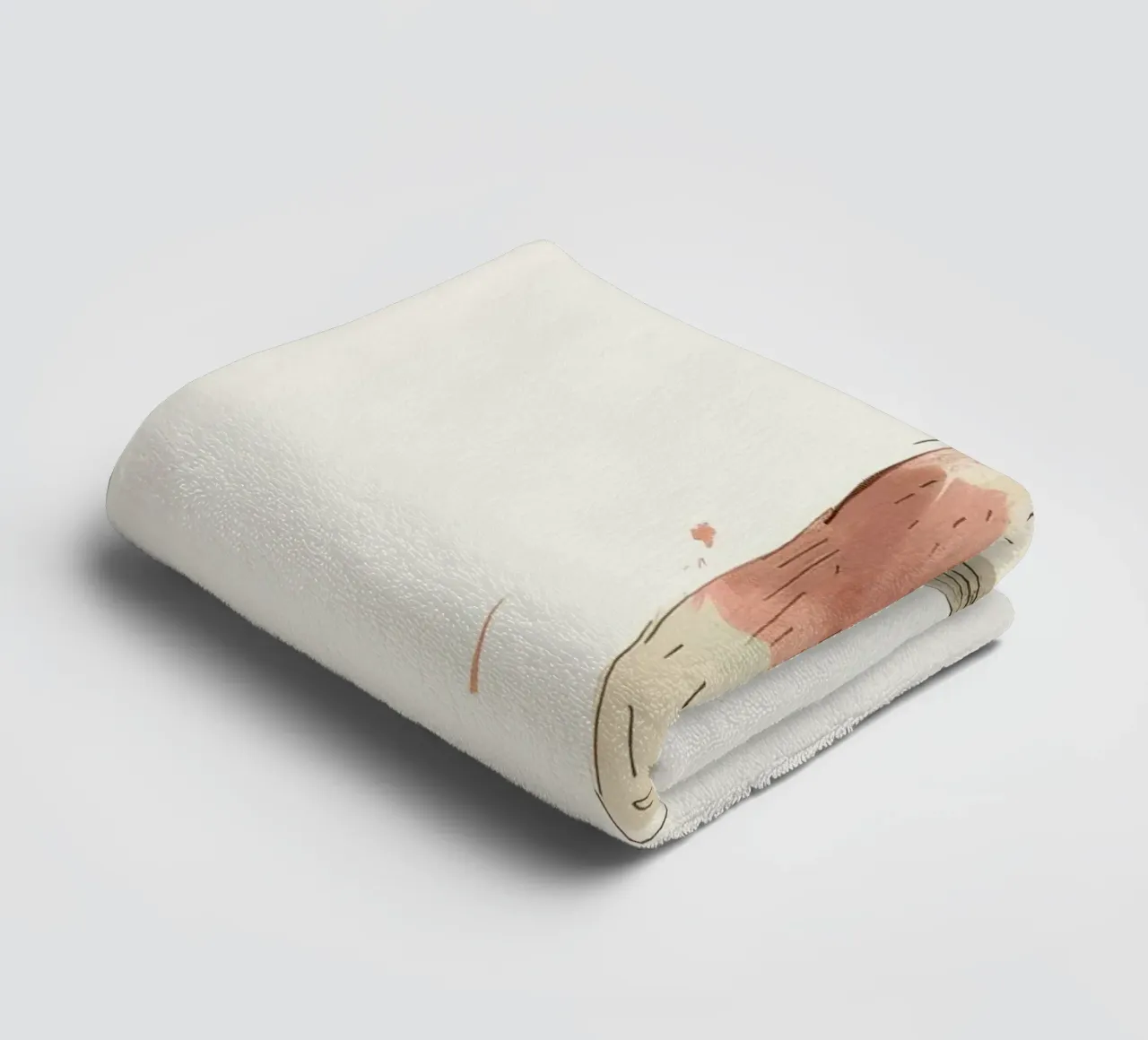 Dynamische kolibrie in levendige aquarel badhanddoek van DesignDoodle