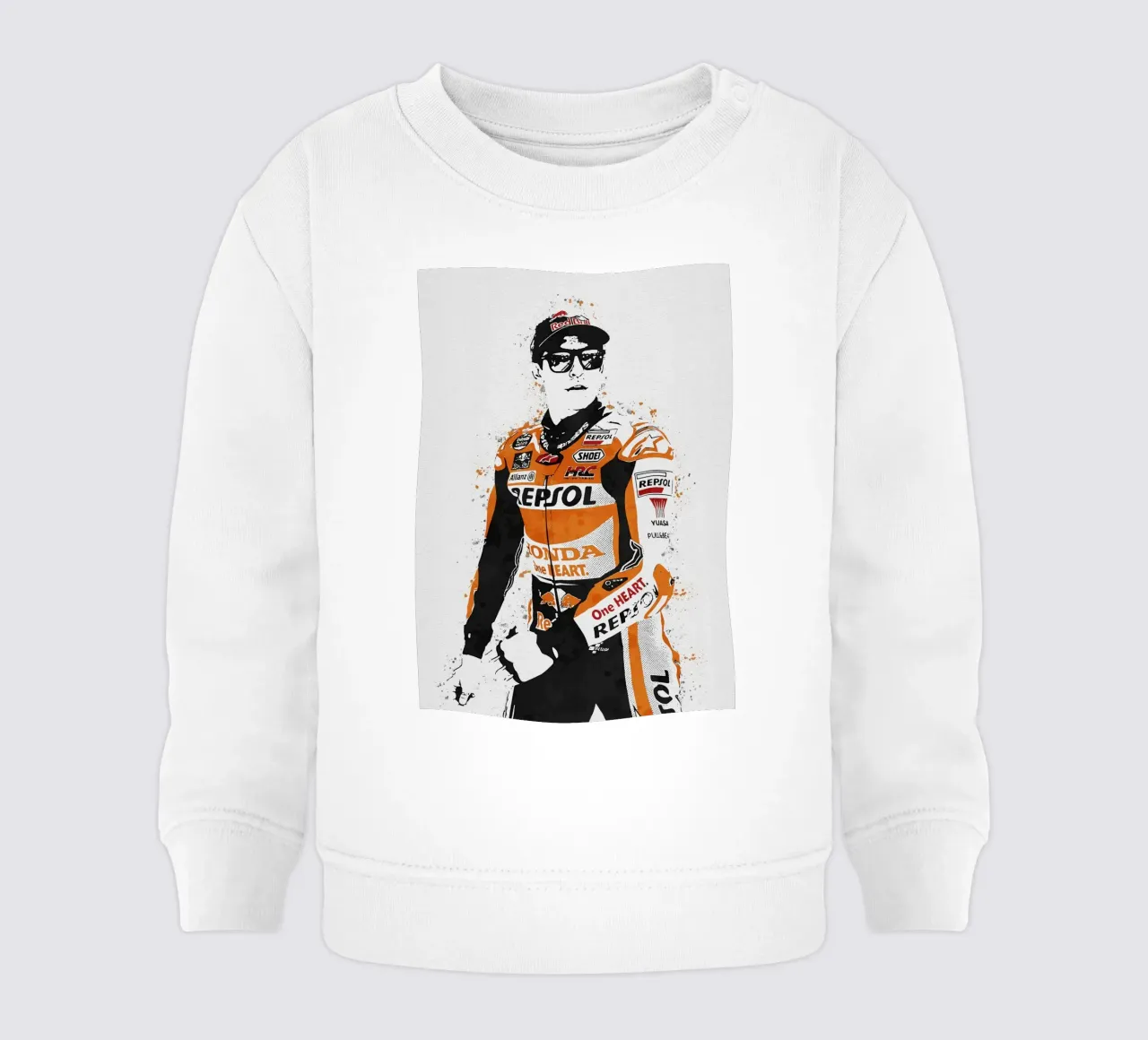 marc marquez felpa neonato da tenten