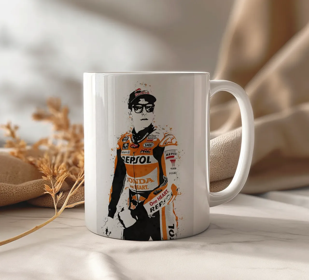 marc marquez tazza in ceramica da tenten