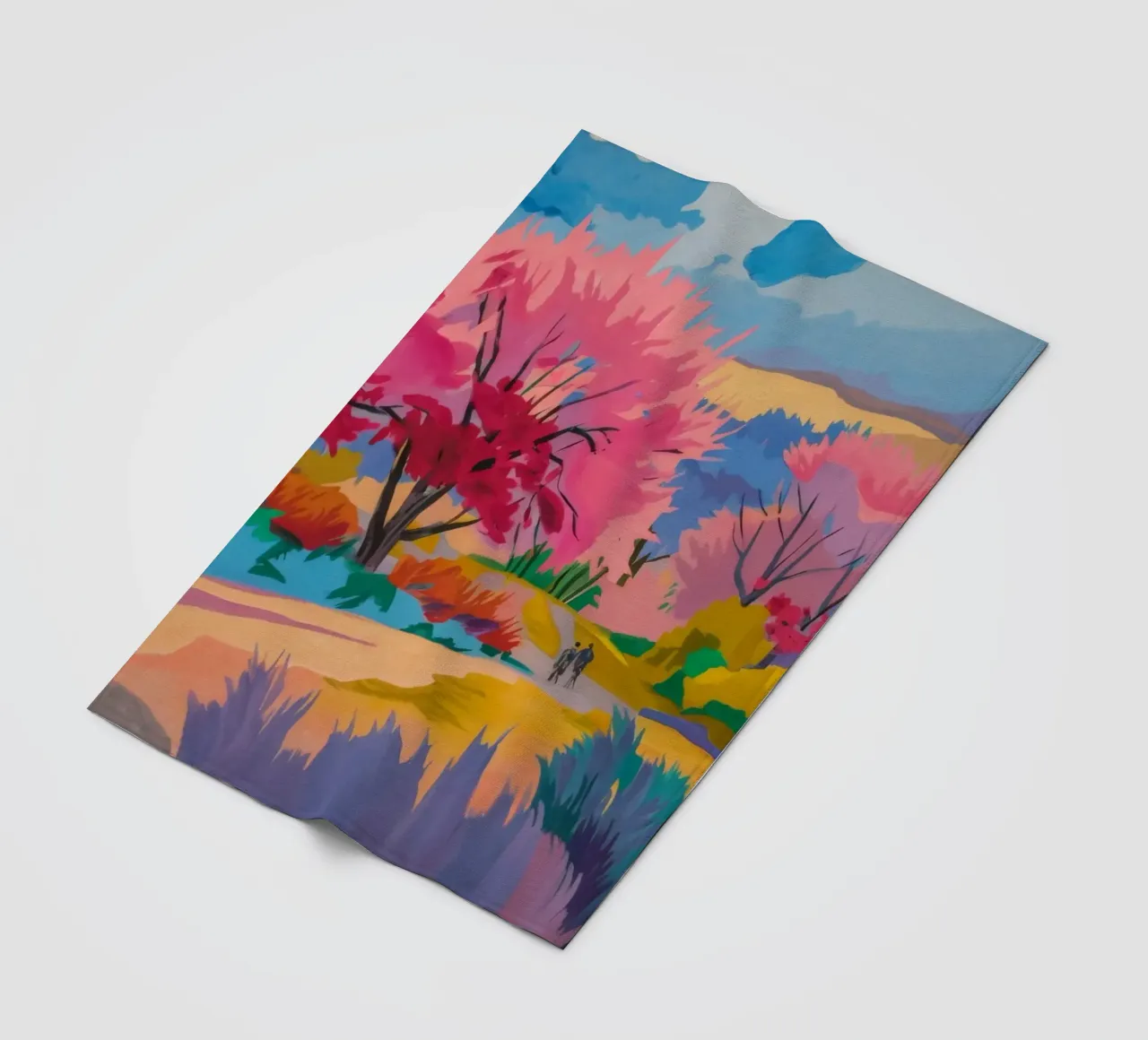 Sakura River Dream coperta in pile da Radiance Landscape