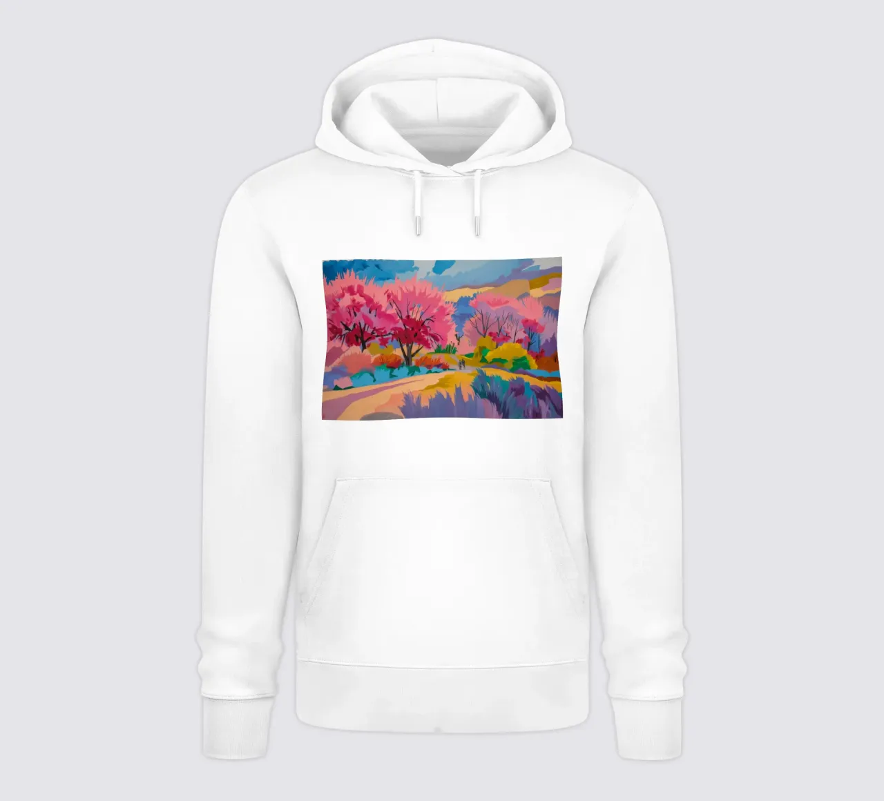 Sakura River Dream felpa con cappuccio da Radiance Landscape