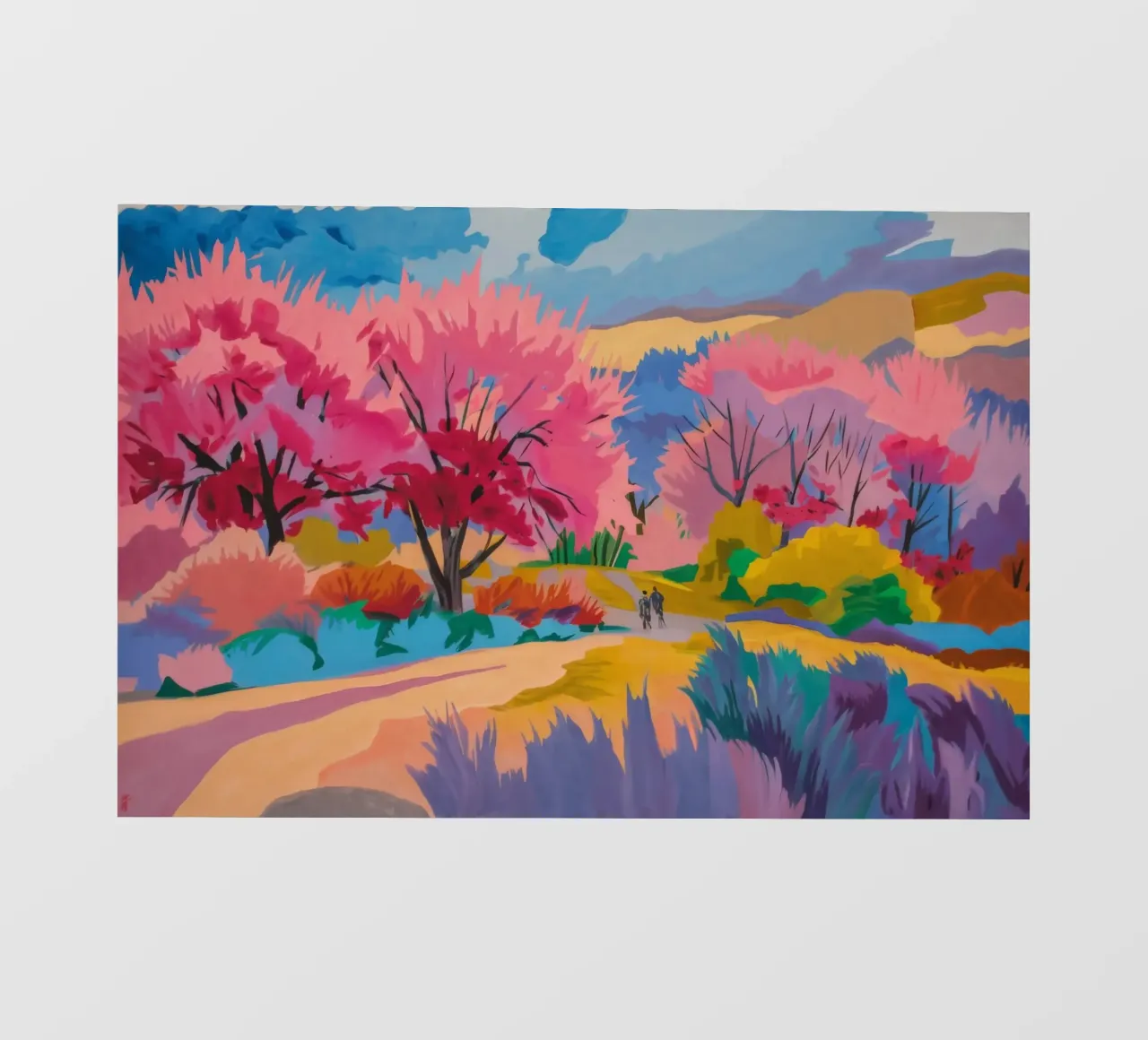 Sakura River Dream telo in pvc da Radiance Landscape