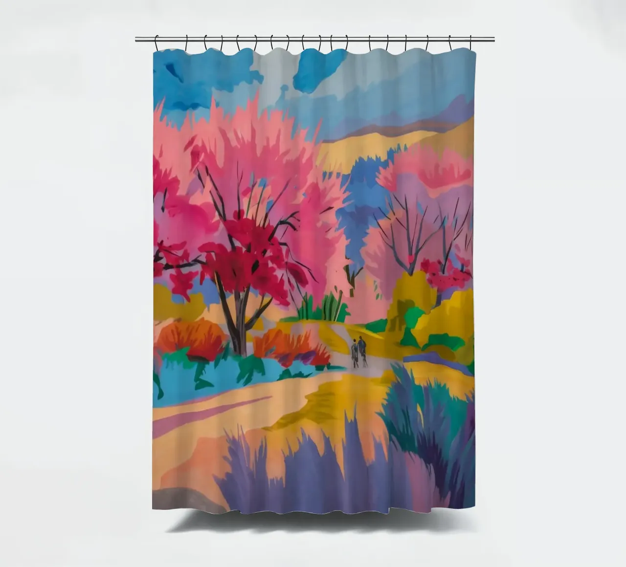 Sakura River Dream tenda da doccia da Radiance Landscape