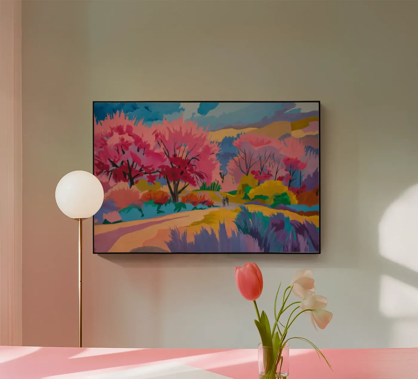 Sakura River Dream plexiglass da Radiance Landscape