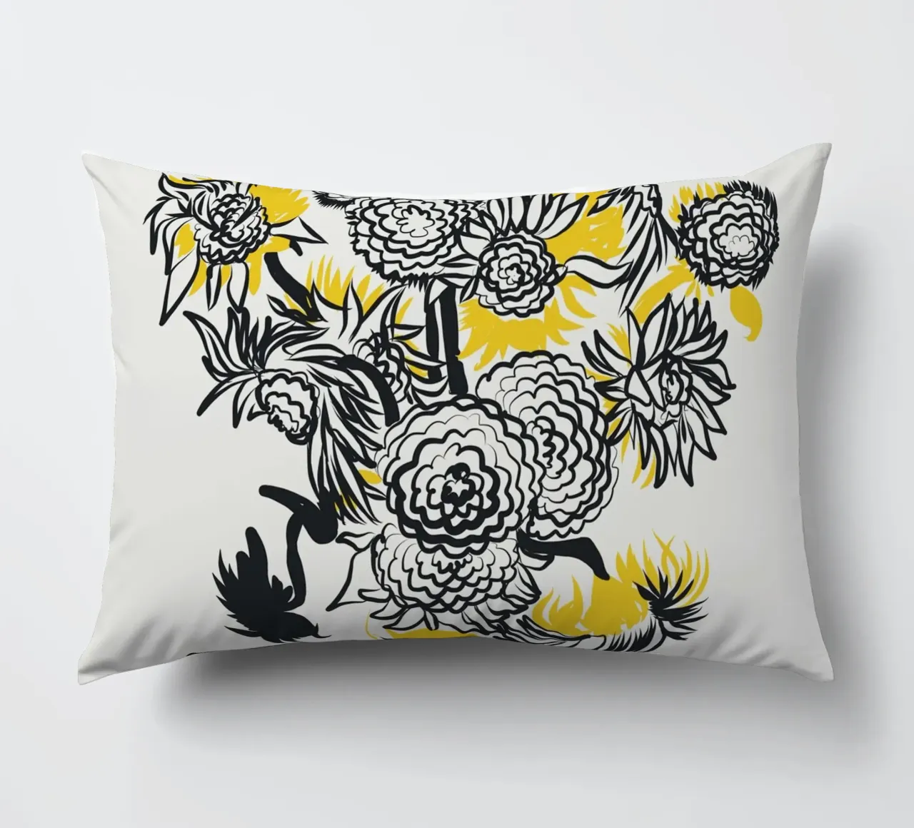Girasole bicolore cuscino da Little Dean