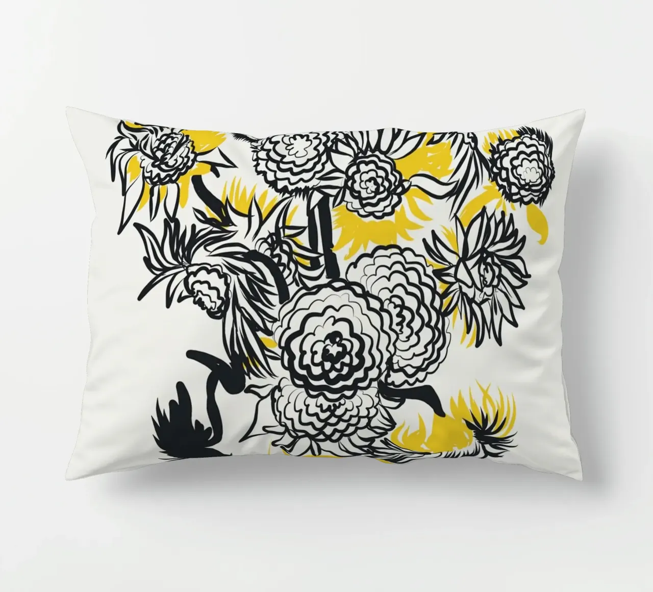 Girasole bicolore cuscino da Little Dean