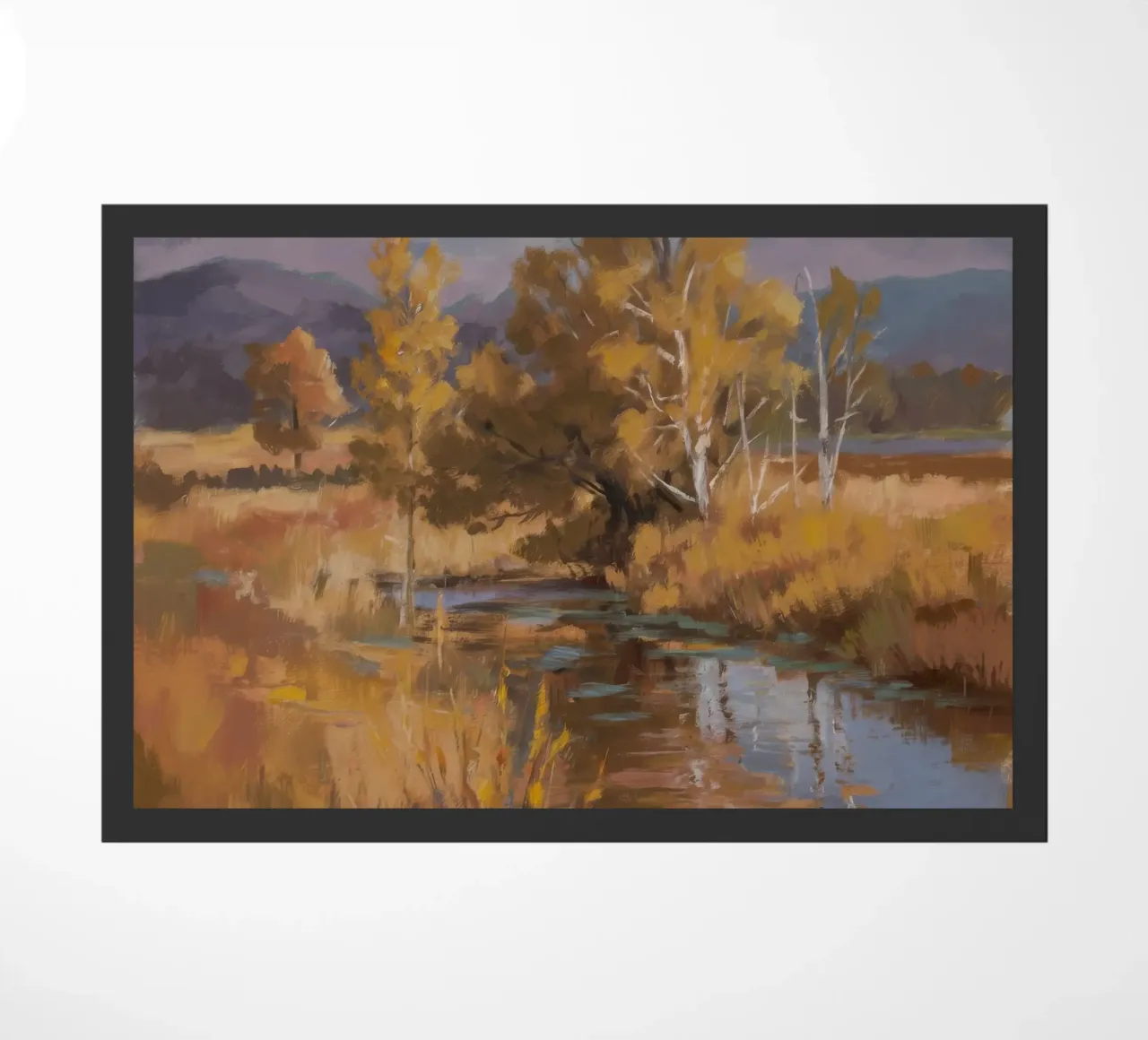 Riflessi autunnali del fiume zerbino da Radiance Landscape