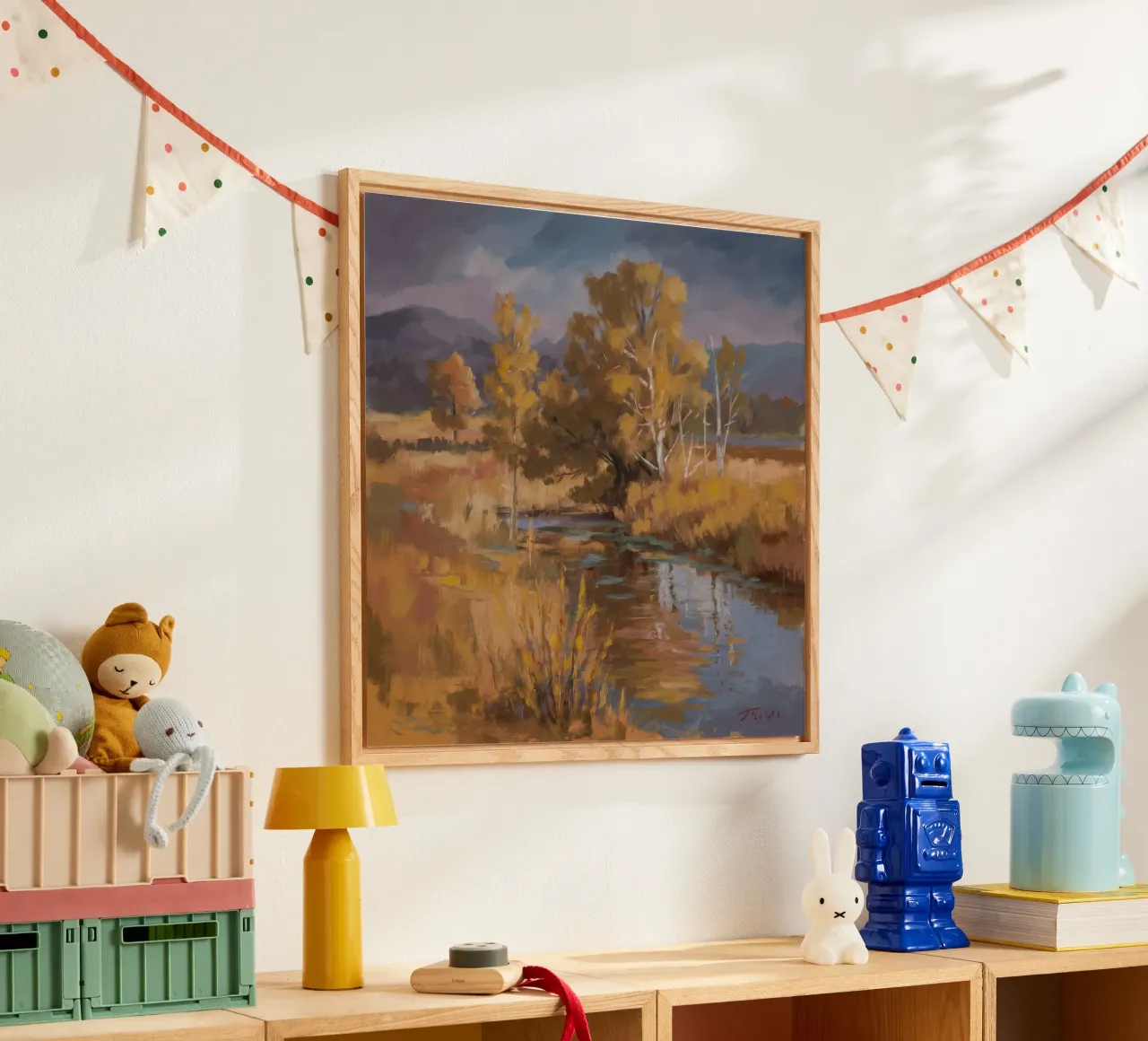 Riflessi autunnali del fiume plexiglass da Radiance Landscape