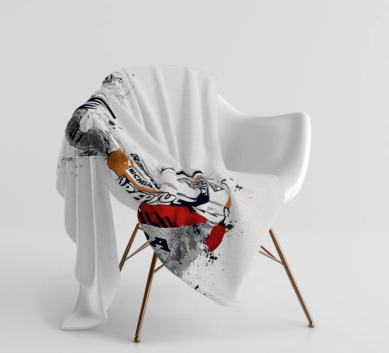 Mick Doohan coperta in pile da tenten