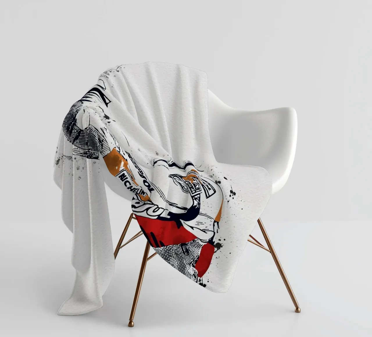 Mick Doohan coperta in pile da tenten
