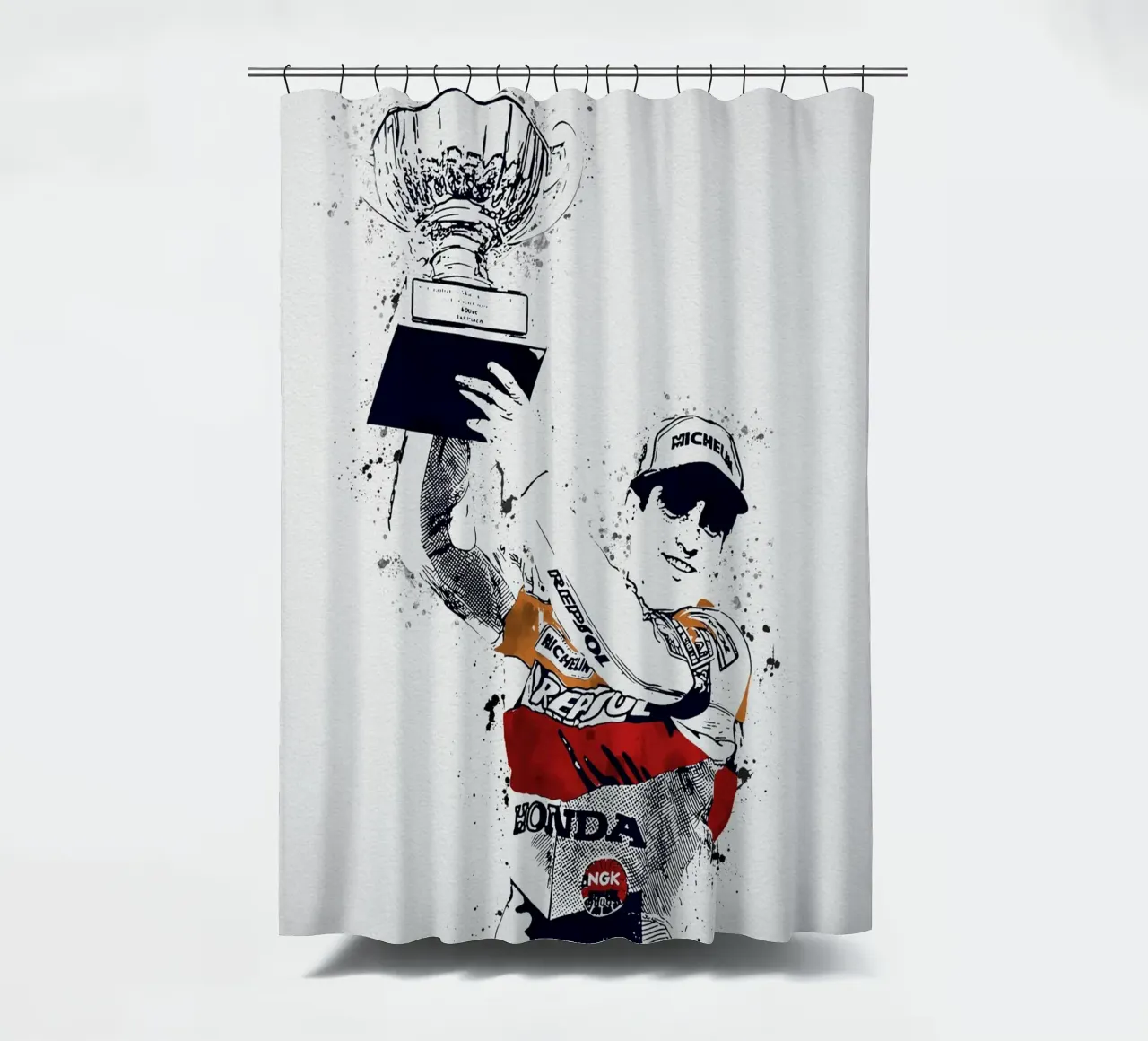 Mick Doohan tenda da doccia da tenten