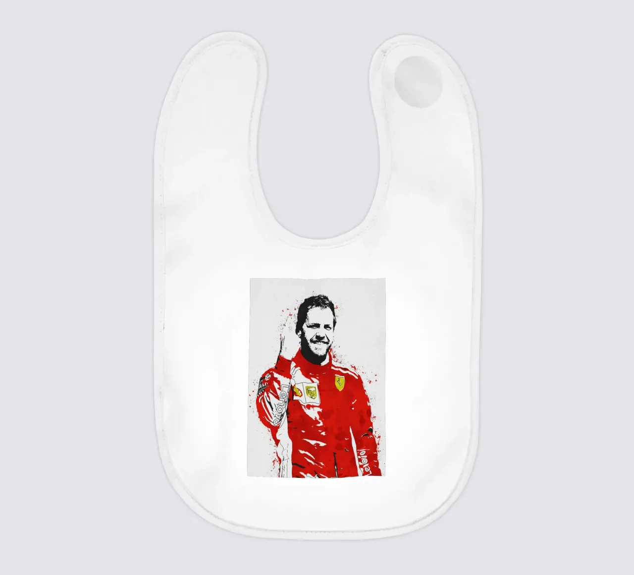 Sebastian Vettel bavaglino da tenten
