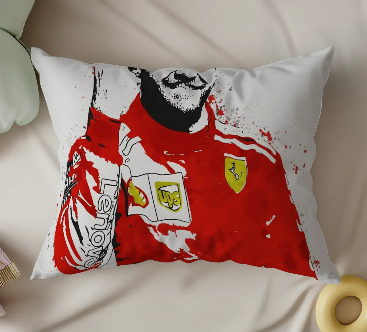 Sebastian Vettel cuscino da tenten