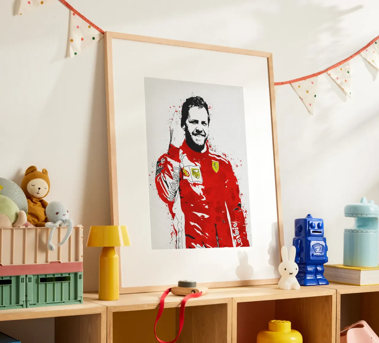 Sebastian Vettel carta hahnemühle da tenten