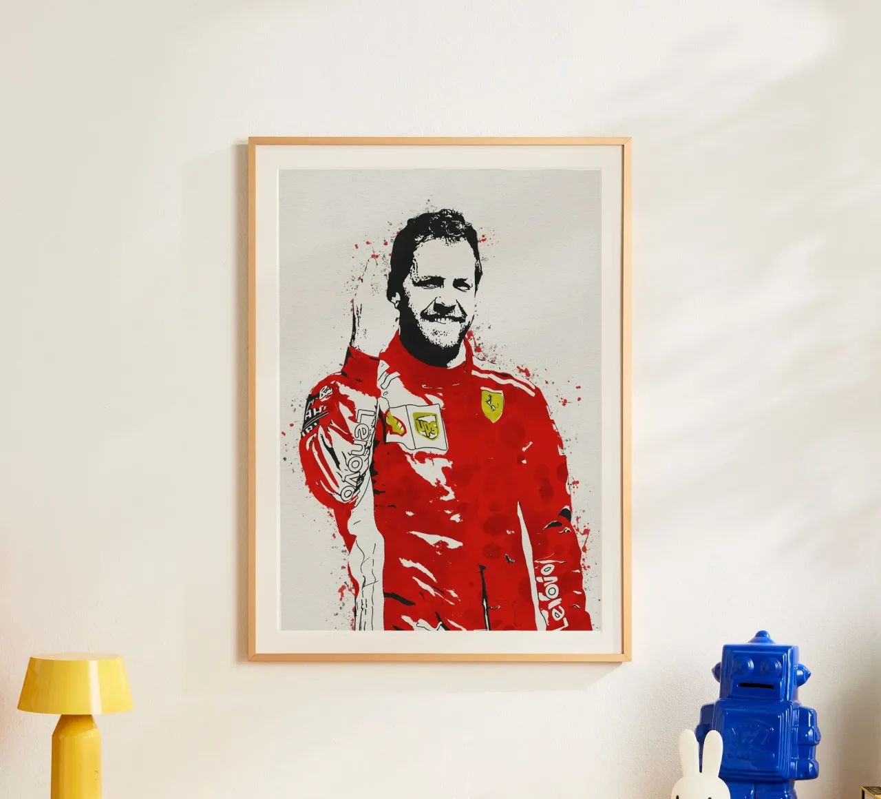 Sebastian Vettel carta hahnemühle da tenten