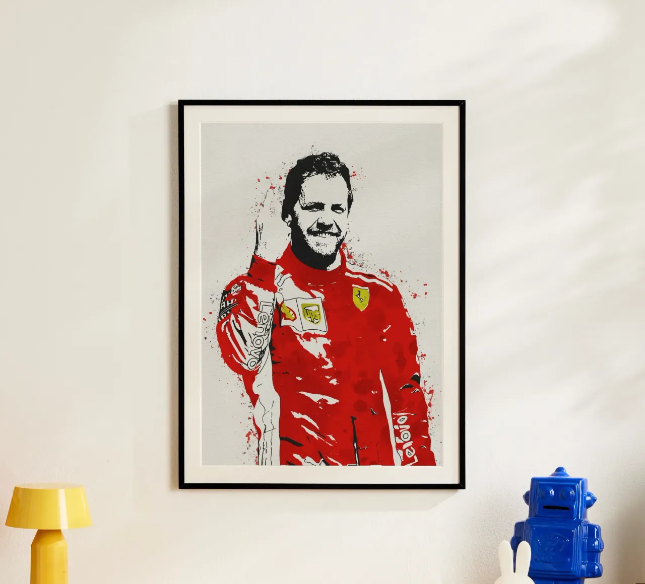 Sebastian Vettel carta hahnemühle da tenten