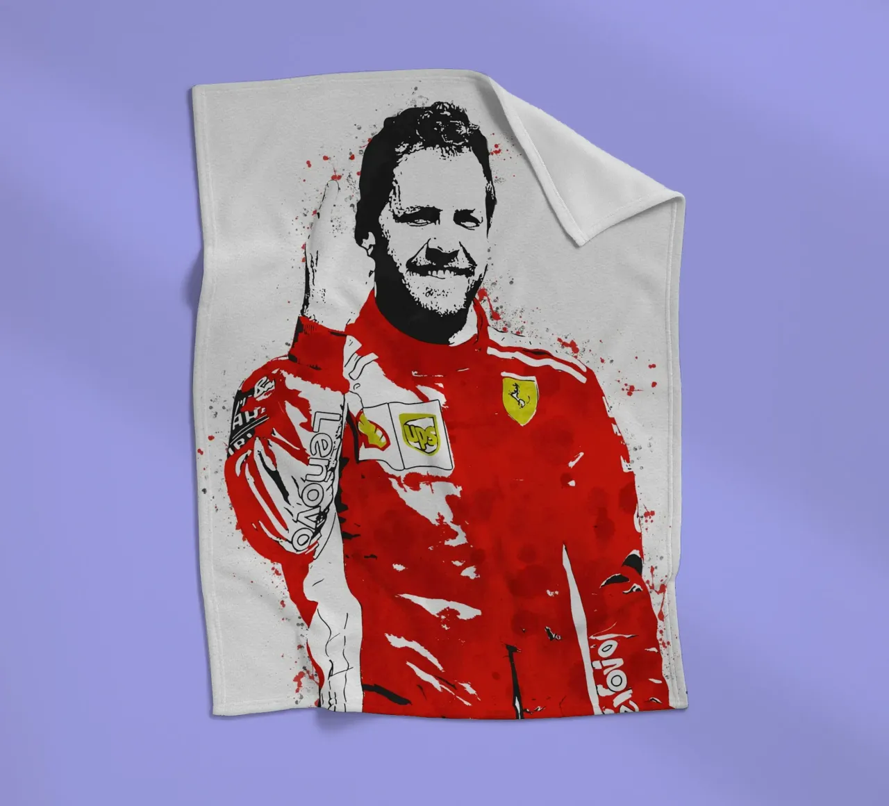 Sebastian Vettel fleece blanket by tenten