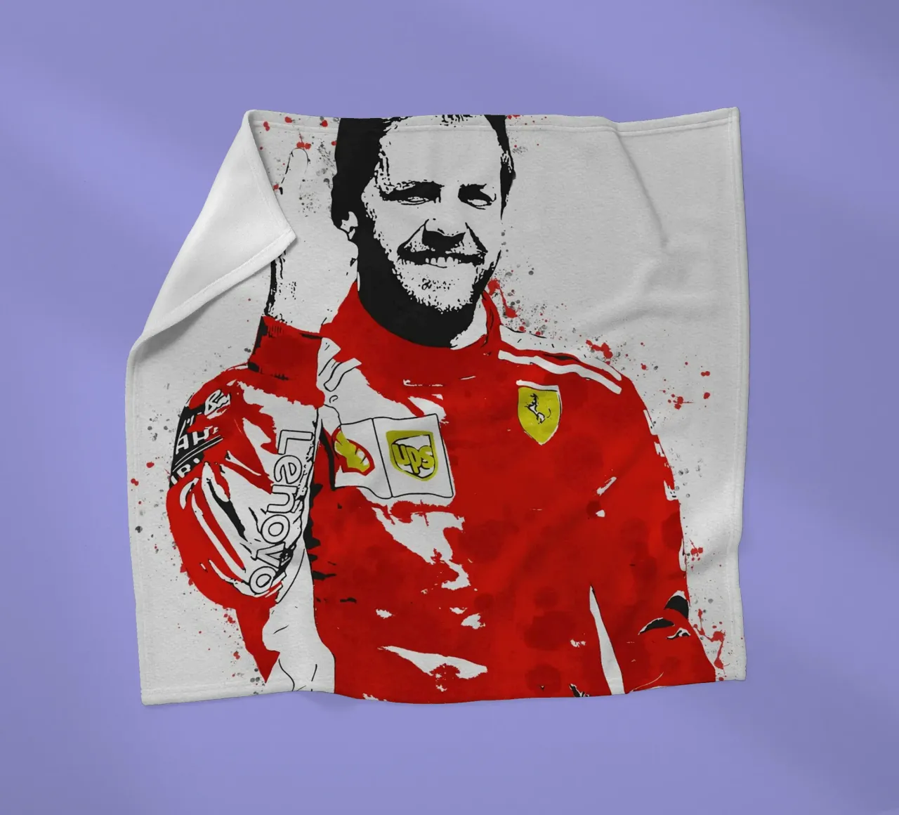 Sebastian Vettel fleece blanket by tenten