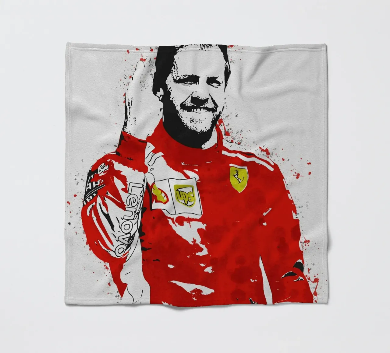 Sebastian Vettel fleece blanket by tenten