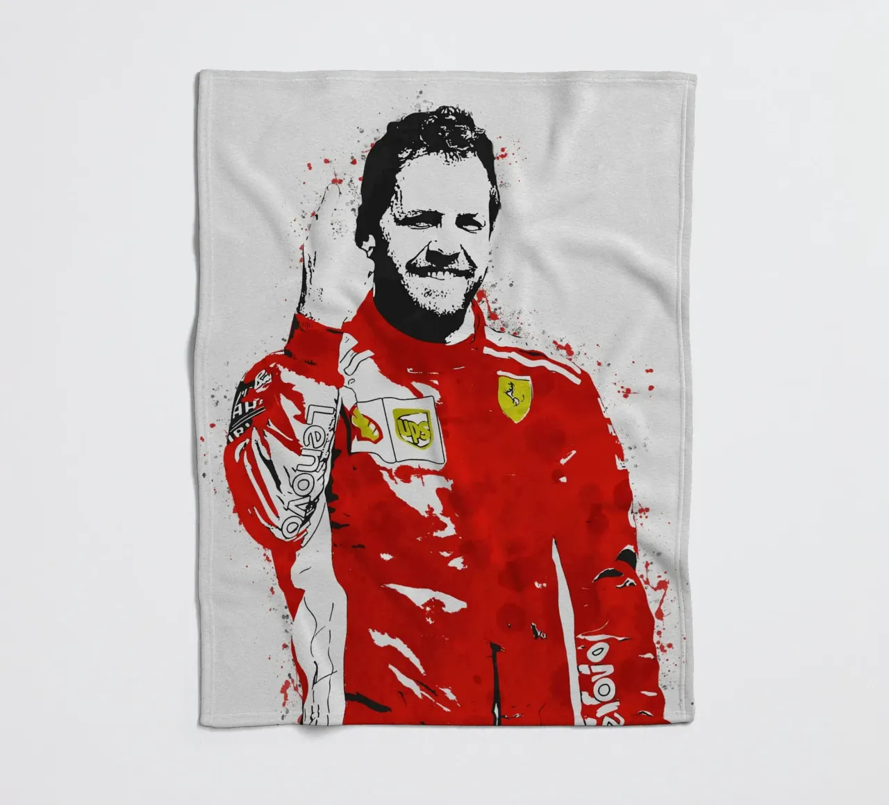 Sebastian Vettel fleece blanket by tenten