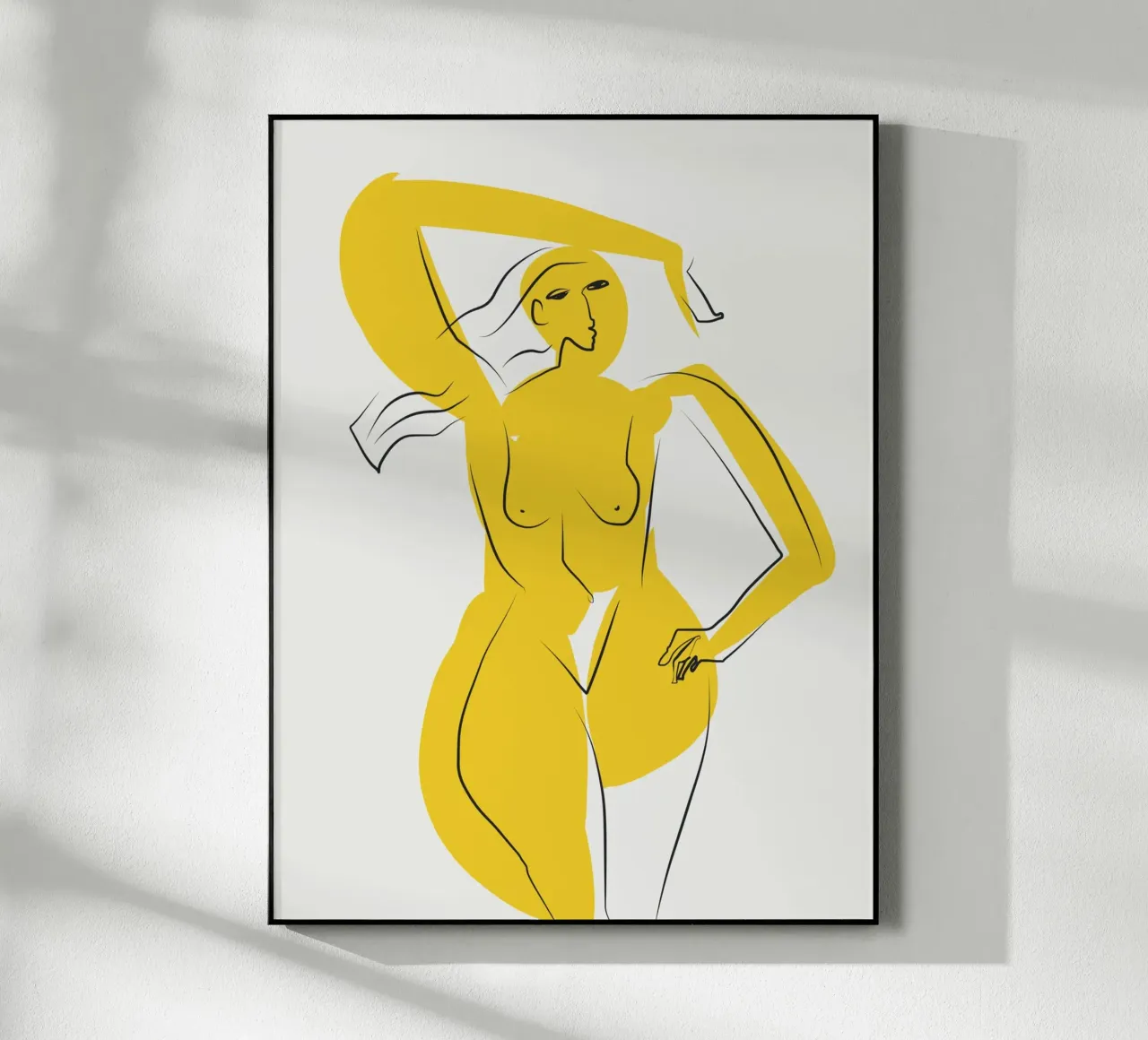 Signora in giallo plexiglass da Little Dean