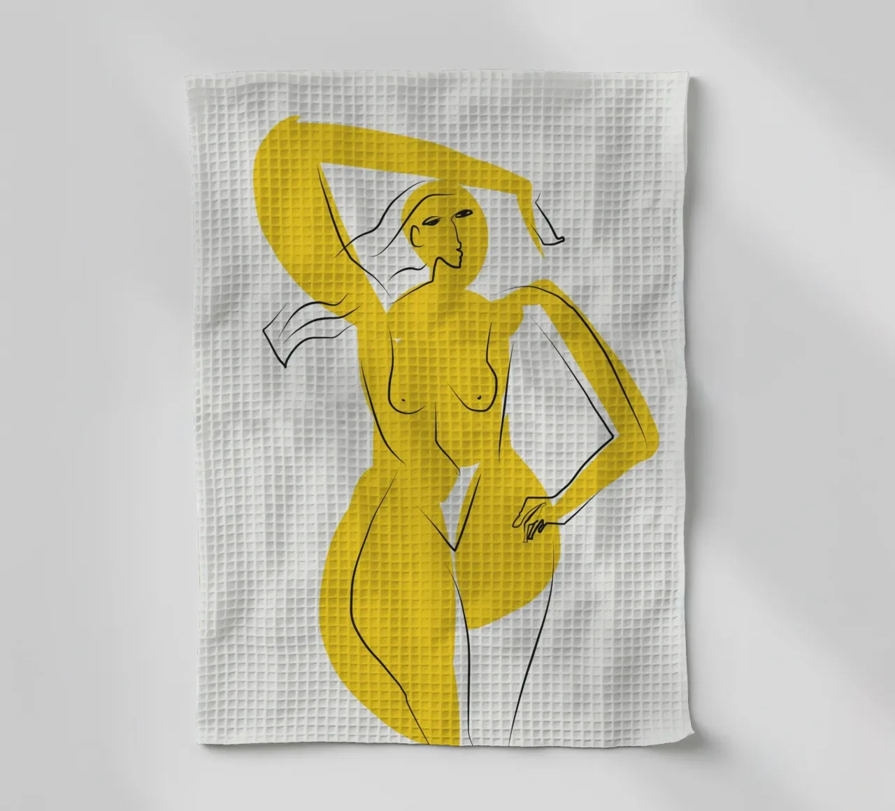 Dame en jaune torchon de Little Dean