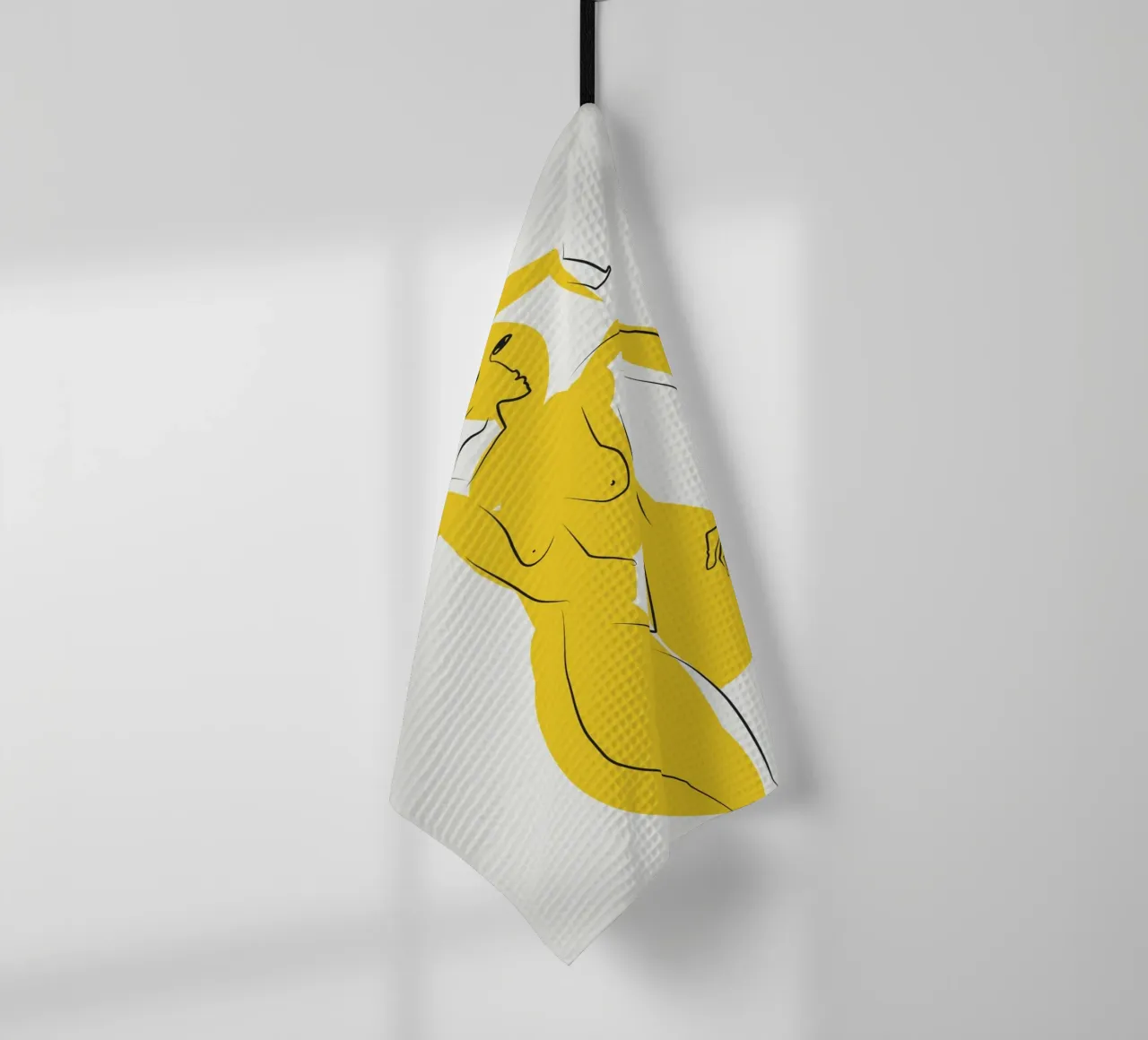 Dame en jaune torchon de Little Dean