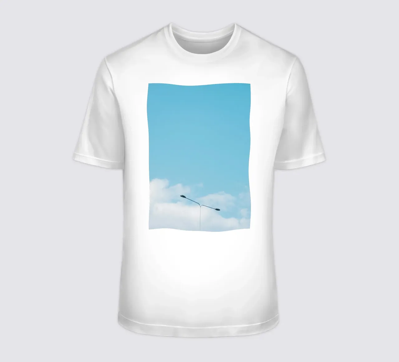 Straßenlaterne ruhig T-Shirt von Bleu