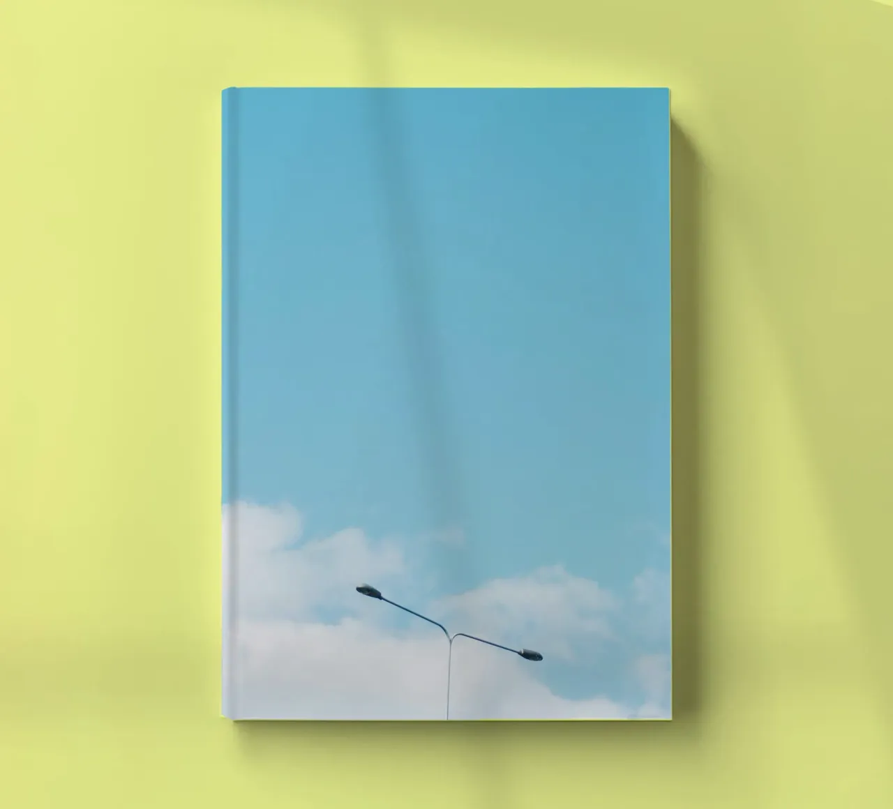 calme des réverbères carnet de notes de Bleu
