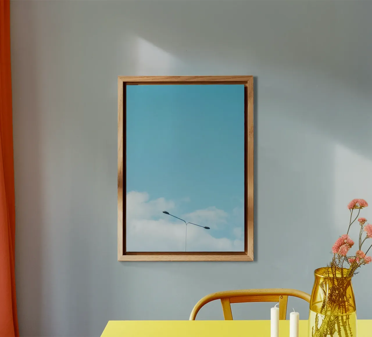 calma da lampione alluminio dibond da Bleu