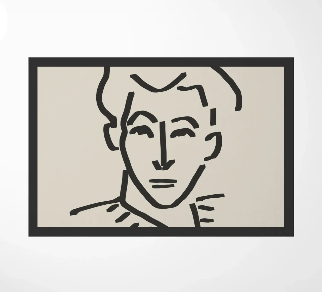 Ritratto candido in line art 01 zerbino da Little Dean