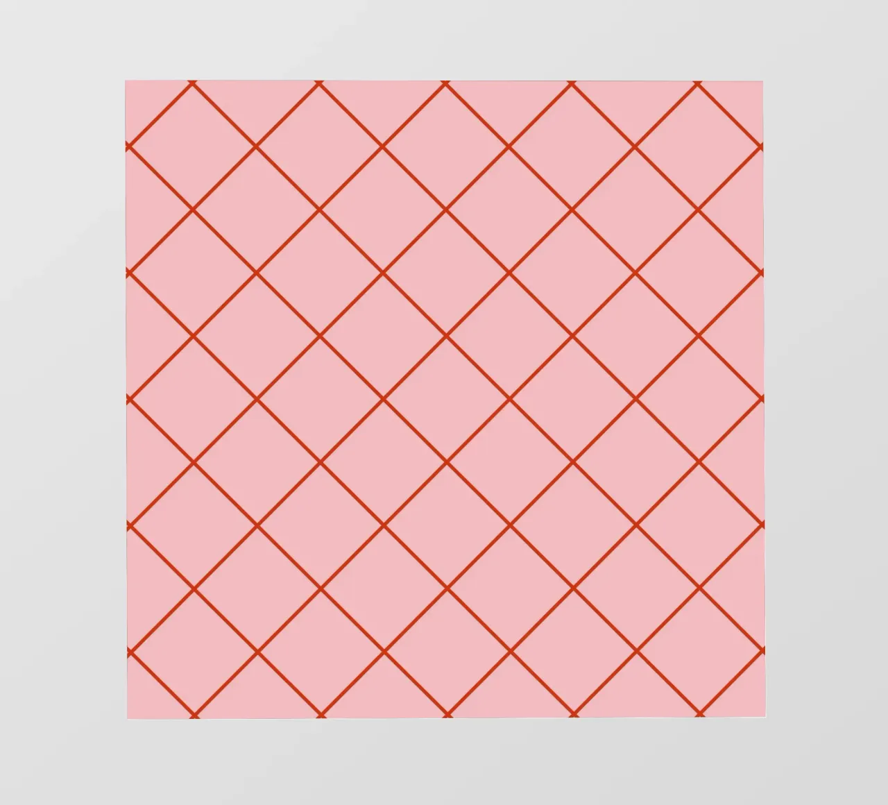 Diamanti a strisce - rosa e rosso telo in pvc da Wackapacka