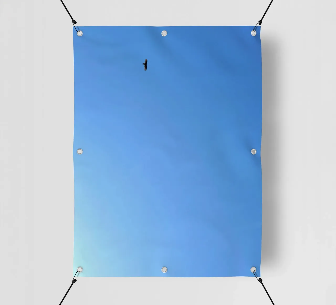 volo in solitudine telo in pvc da Bleu